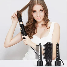 4 в 1 Многофункциональный выпрямитель для волос щетка для завивки волос Расческа Горячая расческа выпрямитель стиль щипцы для завивки волос Инструменты для укладки волос