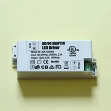 100cs/Лот 12 В 5A 60 Вт светодиодный драйвер источника питания для 3528/5050 светодиодные полосы