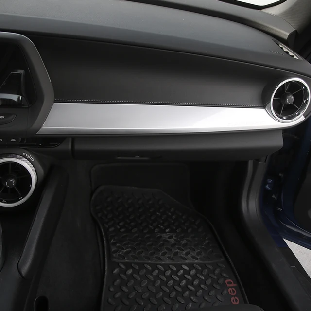 SHINEKA-Kits de Interior de ABS para coche, decoración de Panel lateral de pasajero, fibra de carbono embellecedora, estilo 6th Gen, Chevrolet Camaro 2017 + SHINEKA-Kits de Interior de ABS para coche, decoración de Panel lateral de pasajero, fibra de carbono embellecedora, estilo 6th Gen, Chevrolet Camaro 2017 +
