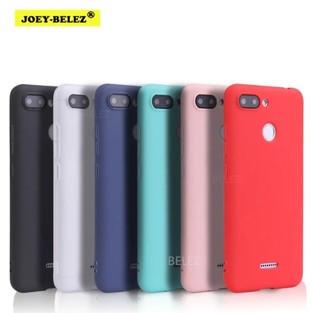 

For Xiaomi Redmi 6 Cases 6A Full Protection Soft Silicone Matte Phone Cover For Xiaomi 8 8SE Mix 2s Max 3 Redmi 6 Pro Note 5 PRO