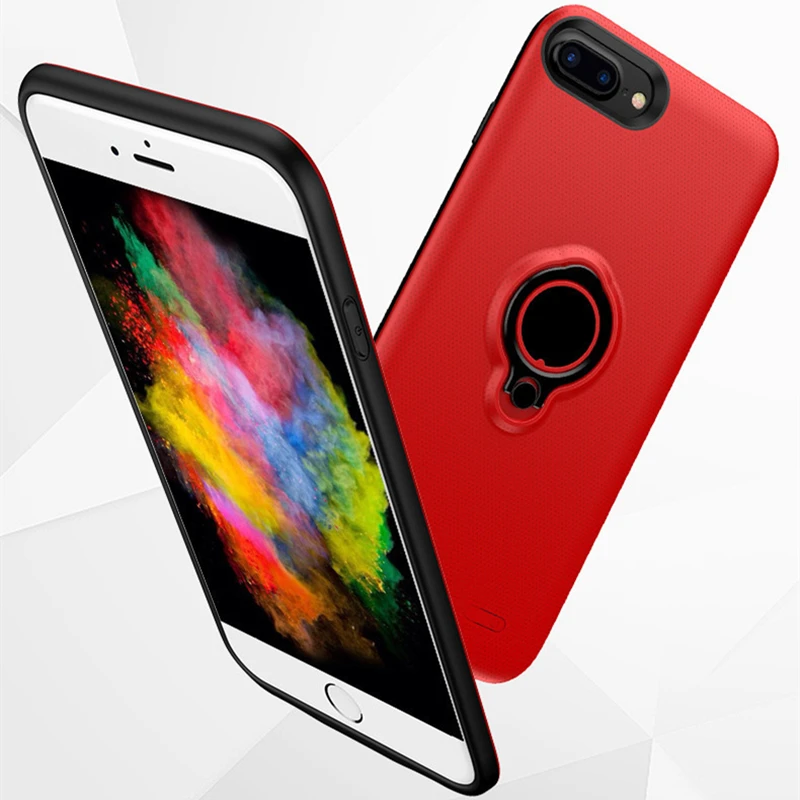 Чехол для внешнего аккумулятора 7200 мАч iPhone 7 8 Plus 6S магнитный 5000 6s|charger case|case for iphonefor