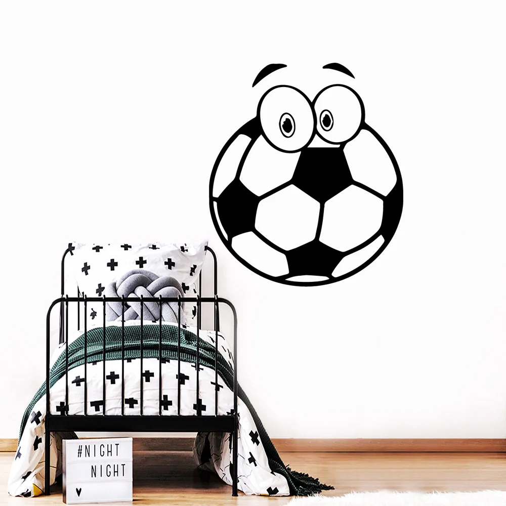 

New football Home Decorations Pvc Decal For Kids Children Rooms Decoration Wall Stickers Home Decor Living Room muursticker