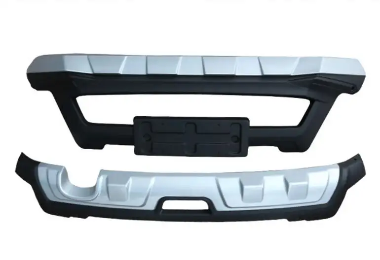 

JIOYNG ABS CHROME PAINT CAR FRONT+REAR BUMPERS PROTECTOR GUARD SKID PLATE FOR NISSAN TERRA 2018