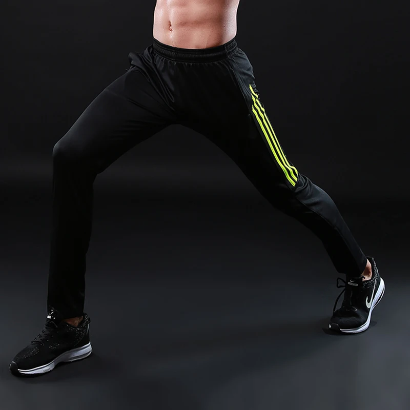 Мужские спортивные штаны спортивный, футбольный брюки, футбольные тренировочные брюки для фитнеса, тренировки для бега, быстросохнущие спортивные брюки для бега