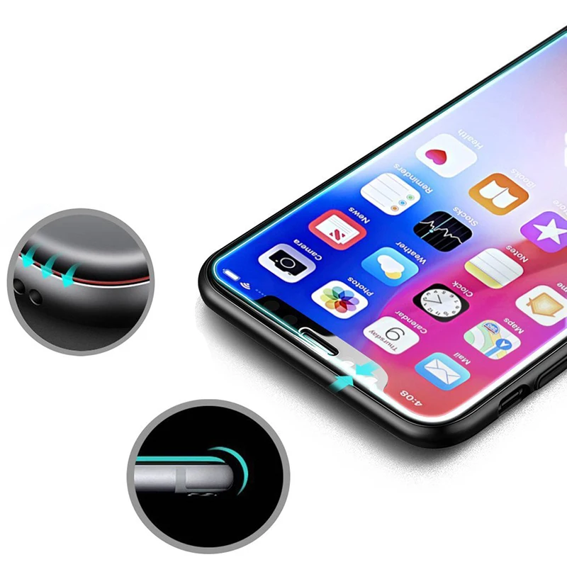 Закаленное стекло Suntaiho для iphone x с защитой от пыли iPhone XS MAX XR X защита экрана