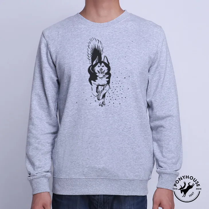 2015I CSS аляскинский маламут аляска ездовые собаки свитер мужчин-толстовки |