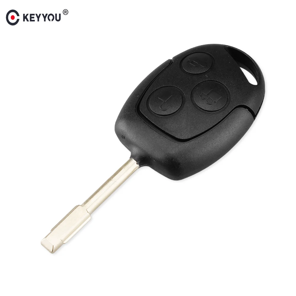 KEYYOU 3 кнопки оболочки ключа для Ford Focus Mondeo Festiva Fusion костюм Fiesta ка Брелок дистанционного управления Управления Автомобильный ключ чехол