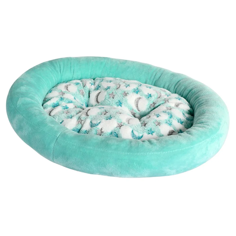 

Hot Sale Pet Dog Bed Warming Dog House Fluffy Oval Kennel House Blanket Keep Warm Cat's Den Pet's Den Dog Mattress Pet Supplies