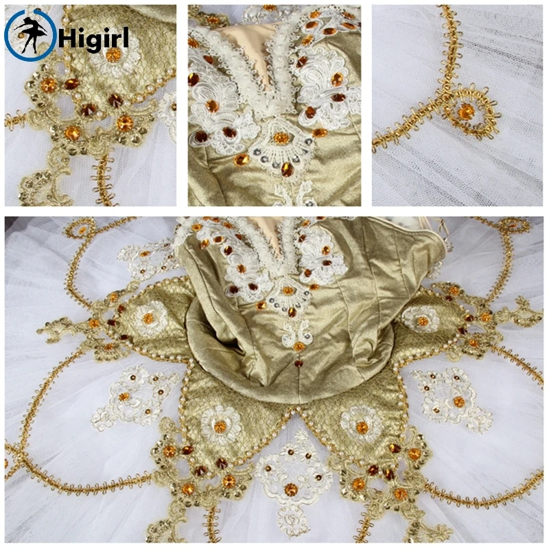 Higirl Professional Classical Ballet Tutus BT9099 Navy Tutu Ballet Costumes Competition Ballet Tutu Gorgeous gold silvery Tutus Higirl Professional Classical Ballet Tutus BT9099 Navy Tutu Ballet Costumes Competition Ballet Tutu Gorgeous gold silvery Tutus