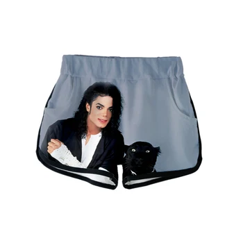 

3D Michael Joseph Printed Women kawaii Shorts cute harajuku Streetwear Shorts 2019 Hot Sale Girls Casual Summer shorts plus size