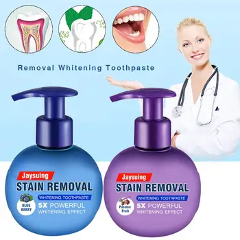 

1 Pcs Magical Baking Soda Toothpaste Teeth Whitening Cleaning Hygiene Oral Care Blue Berry Dental Toothpaste Oral Care