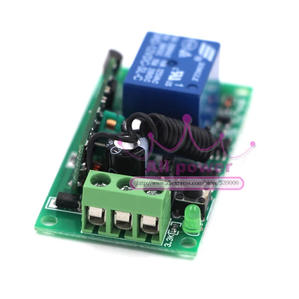 RF Remote Control Switch Wireless Remote Switch Smart control system Receiver and 8Keys Transmitter 315/433Mhz