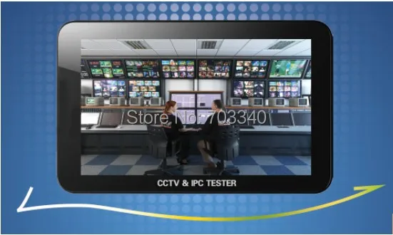 7 дюймов IP CCTV тестер монитор аналоговых и ip камер Onvif пересмотреть ptz управления