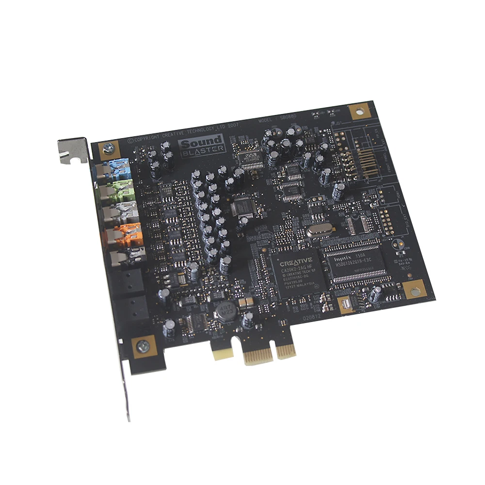 Звуковая карта PCI E оригинальная для настольного компьютера SB0880|Звуковые карты| |