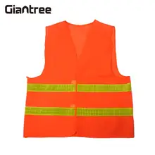 Светоотражающая одежда Красный безопасности прочный жилет безопасности полосы дорожного движения работников дышащий