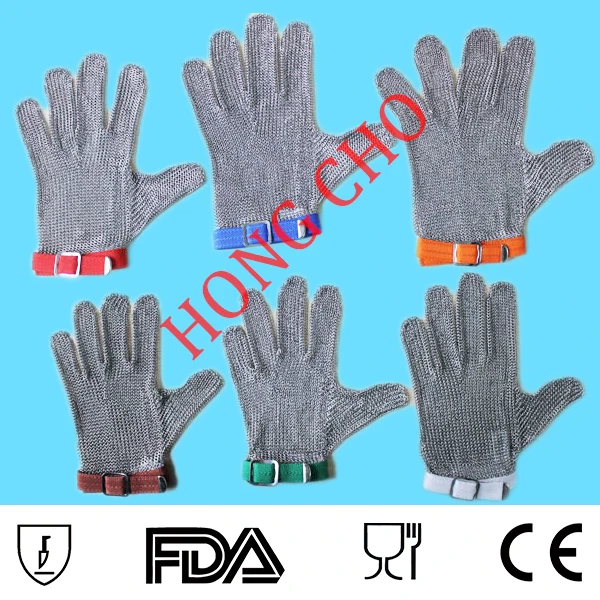 

Free shipping stainless steel knife proof cut proof meat preocessing glove