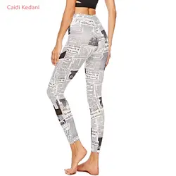 Caidi Kedani 2019 тренировки Леггинсы для женщин для брюки девочек тренажерный зал легинсы, спортивные брюки фитнес стрейч мотобрюки