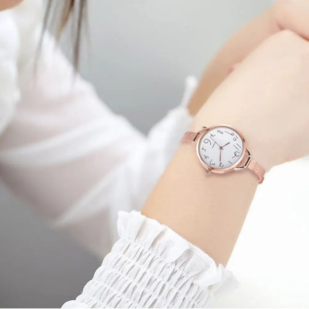 

2019 New Classic Ladies watches Luxury Fashion Women Watch Stainless Steel thin band Quartz Wristwatch Bracelet dropshipping 40Q