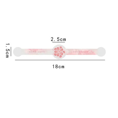 40/100/120pcs Long/short Stick Sticker Hand Made Custom Bottle Beef Jam Cake Puff Seal Paste Biscuit Bag Decoration Stick
