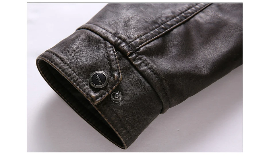 winter leather jacket men