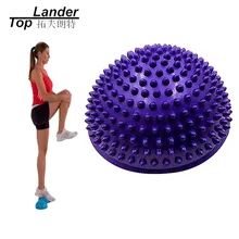 ПВХ надувные половинные мячи для йоги, массажный мяч, инструктор по упражнениям, стабилизатор для тренажерного зала, пилатеса, фитнес-мяча