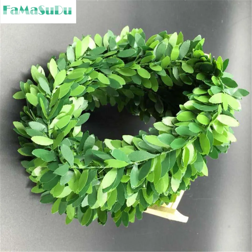 750cm/pc Cheap Artificial Leaf Artificial Plants Green Garland Plants Vine Fake Foliage Home