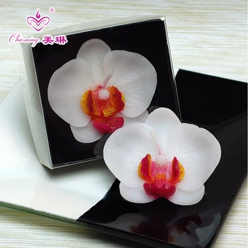 

Birthday candle Mid-Autumn Festival gift Phalaenopsis hand-simulated plant candle to send girlfriend