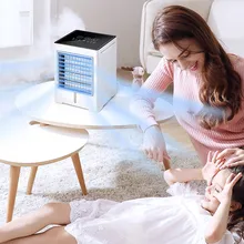 Usb зарядка полный экран чувствовать себя Смарт мини портативный кондиционер вентилятор технология охлаждения воздуха кондиционер вентилятор фильтр