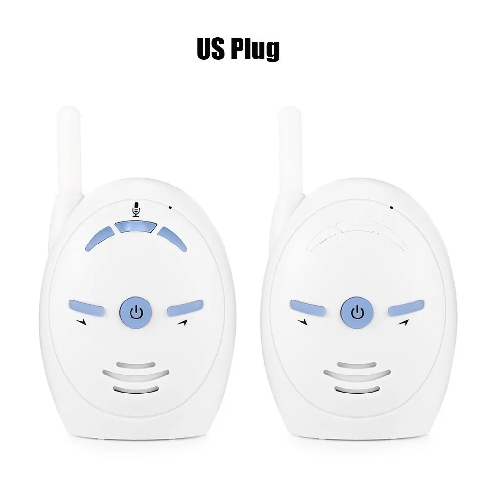 US Plug Baby Monitor 2,4 ГГц Беспроводные Детские спальные мониторы, аудио Чувствительная передача, двухсторонняя цифровая няня, HD звук, уход за новорожденными - Цвет: US Plug Baby Monitor