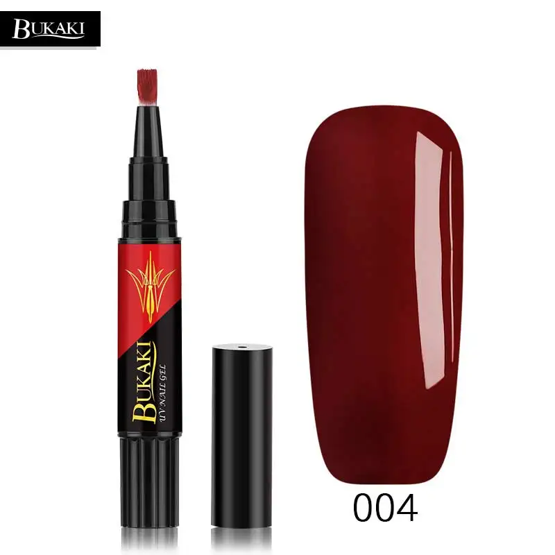 BUKAKI 24 Цвета один шаг ногтей доттер для гель-лака УФ светодиодный гель Nail Art Маникюр Soak Off Gel полис без Гибридный гвоздь - Цвет: 4