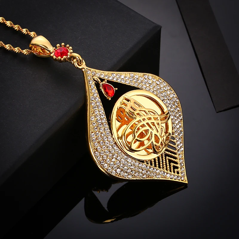 Мусульманское ожерелье в эфиопском стиле золотого цвета, исламские ювелирные изделия для женщин, африканские эритрейские изделия, ювелирные изделия на Ближнем Востоке