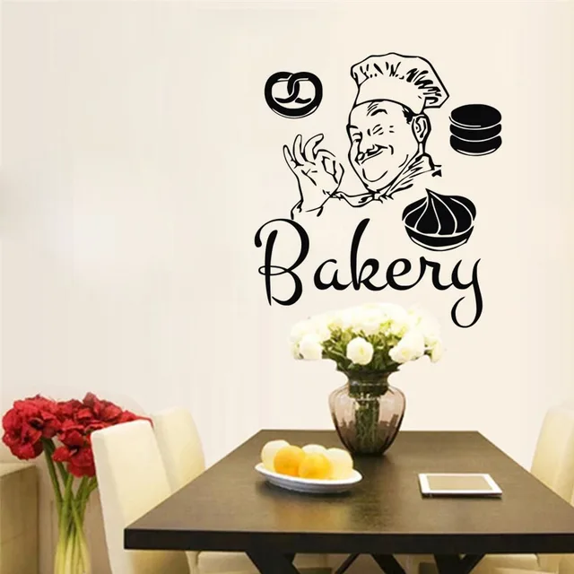 bakery chef barang dekorasi rumah dekorasi dinding stiker untuk