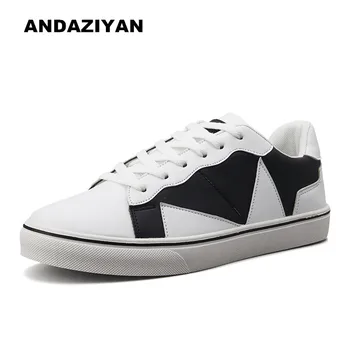 

ANDAZIYAN color matching shoes junior high school students leather casual men shoes