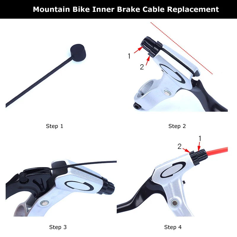 1 PC с покрытием из проволоки для велосипеда MTB дорожный велосипед переключения передач тормозного спереди и сзади переключатель Трос стояночного тормоза 2100 мм 1550 мм 1700 мм 1100 мм