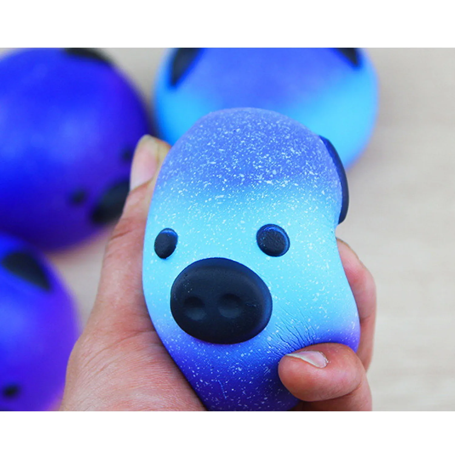 Besegad 8,5 см милый Kawaii панда поросенок стиль мягкое игрушка медленно поднимающаяся для детей взрослых снимает стресс беспокойство домашний