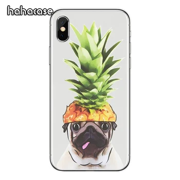 

500pcs Funny Cute Summer Fruit pineapple Avocado Soft Silicone TPU Case For iPhone iPhone XS Max XR X 8 7 6 6S Plus Fresh Cover