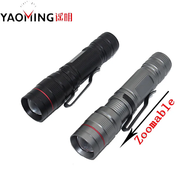

Cree Flashlight Zoomable Linterna Mini Lantern 1600LM Waterproof Lamp Torch Tactical Led Flashlight Outdoor Light By 14500 / AA