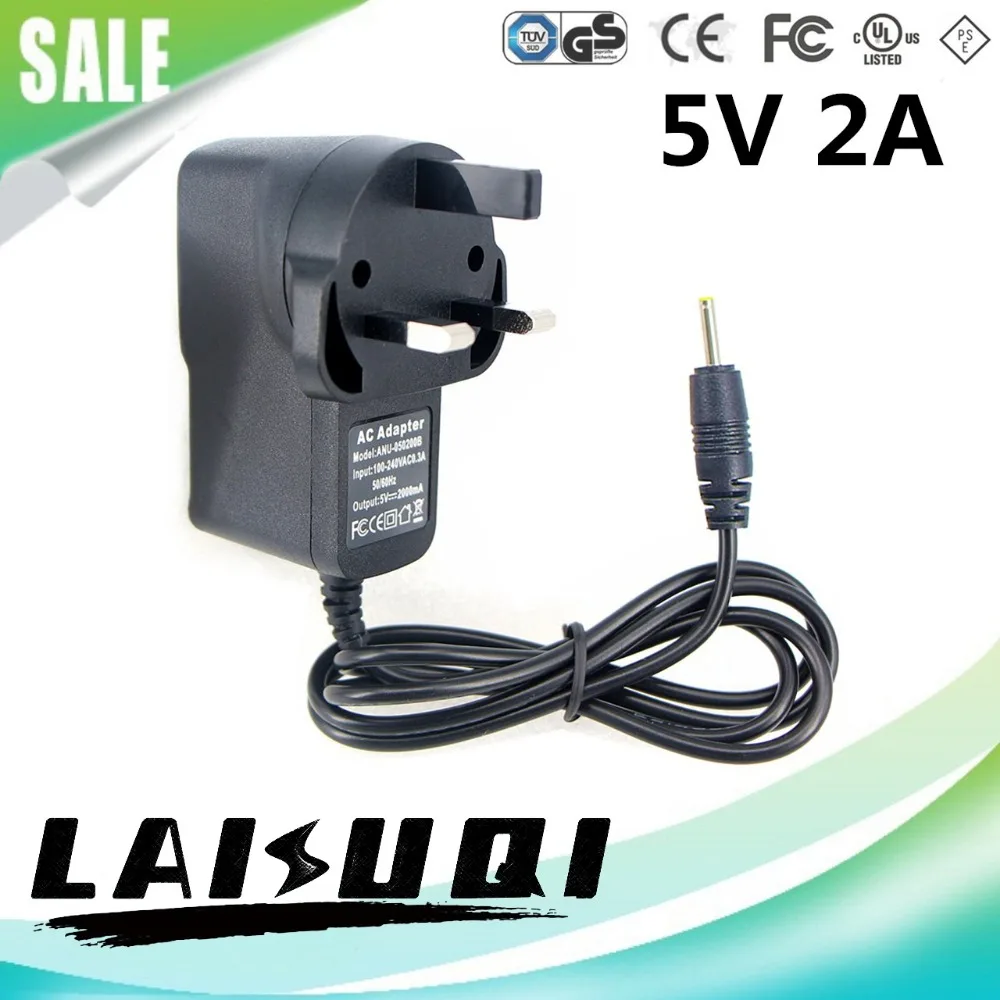 

50pcs 5v 2a Dc2.5mm Ac/dc Power Adapter Uk Plug Charger Supply 5v2a For Tablet Pc Other LAISUQI Hot Sale Special Offer