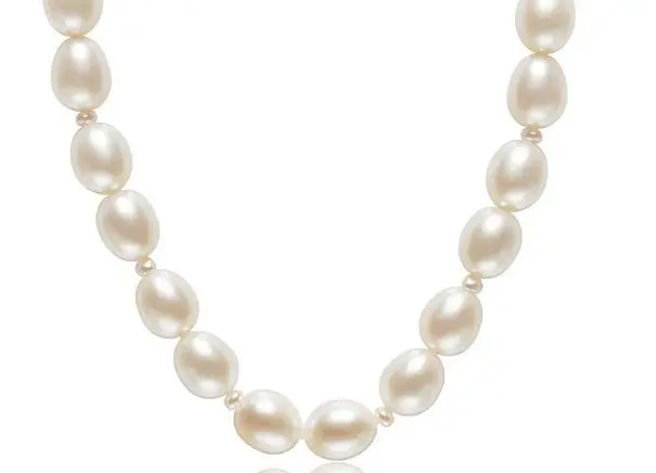 

20"12-13MM NATURAL SOUTH SEA WHITE BAROQUE PEARL NECKLACE