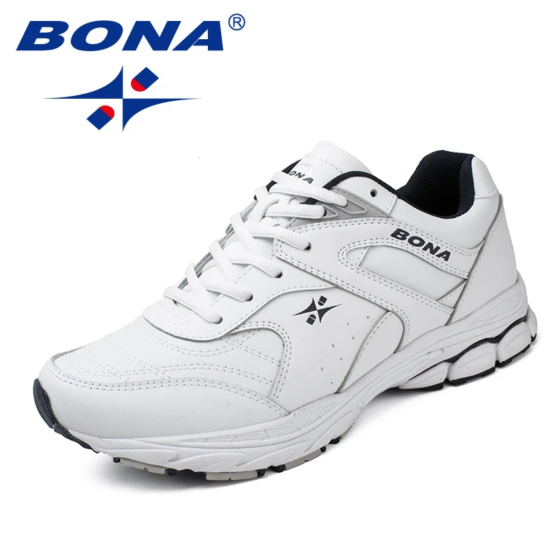 Running Shoes BONA New Classics Style Men Running Shoes Lace Up Men Athletic Shoes Outdoor Jogging Sneakers Comfortable Light Men Sneakers