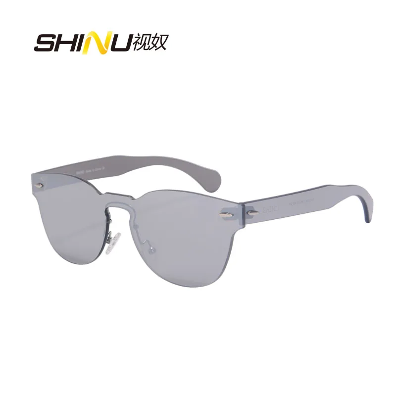 

SHINU Brand Mirror Glasses Fashion Women Sunglasses 100% UV400 Protection Eyeglasses Summer Goggle Shade Oculos De Sol Feminino