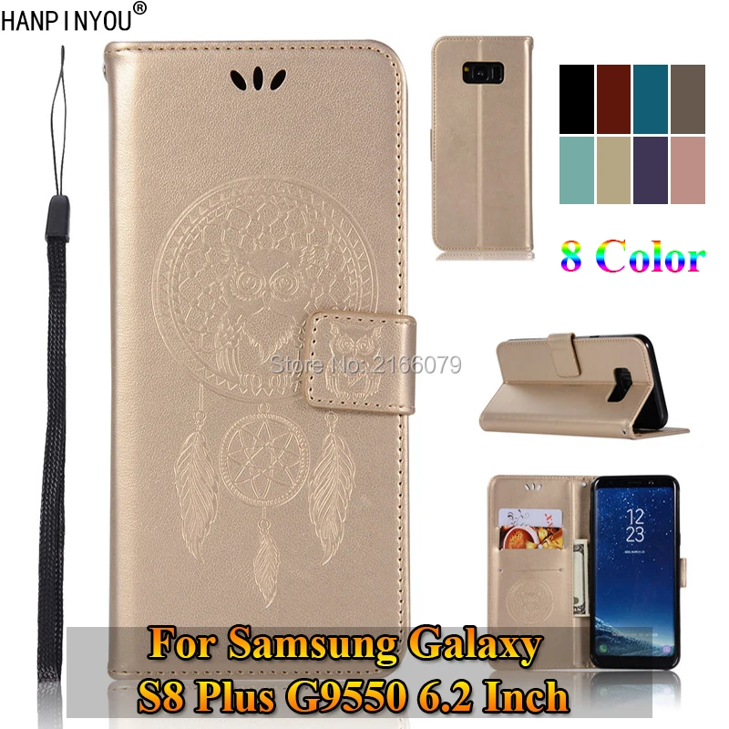 For Samsung Galaxy S8 Plus 3D Pattern Owl Luxury Flip PU Leather Case W/ Magnetic Buckle Card Insert Slots Wallet Stand Cover | Мобильные