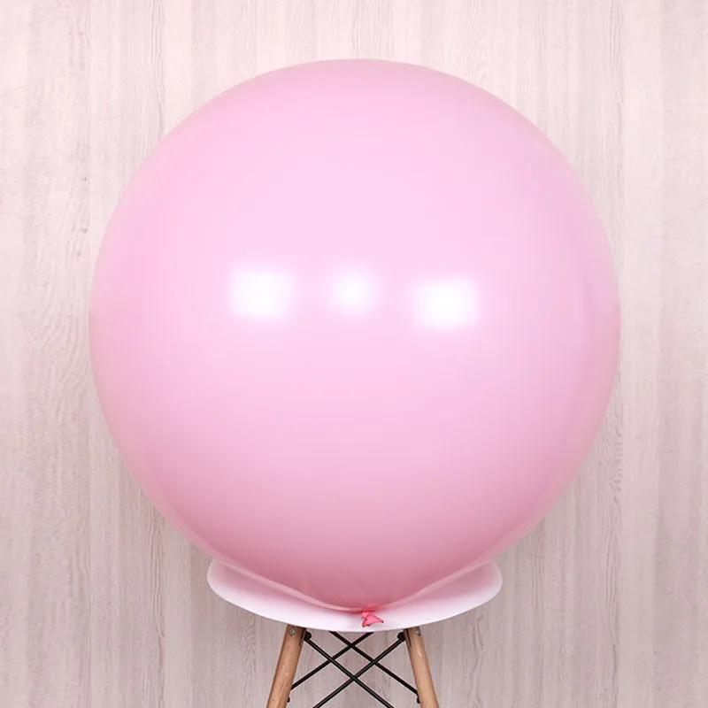 

36inch Round Latex Balloons Big Giant Pink Blue Air Ball Wedding Birthday Decoration Party Supplies Kids Toys Globos