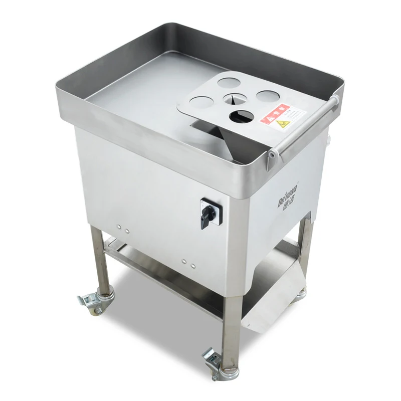 

Commercial Meat Slicer Stainless Steel Double Hob Electric Meat Slicer Fresh Meat Slicer Shredder DS-130E