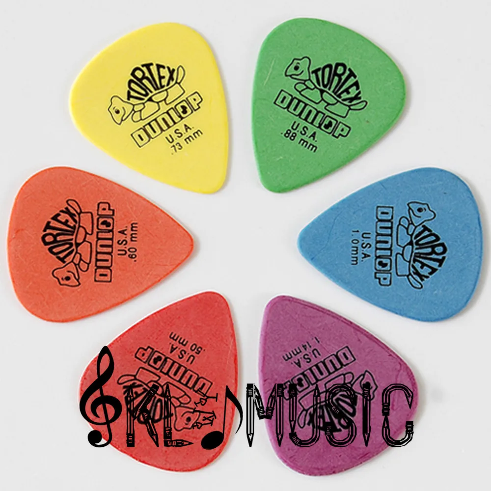 Blank White Guitar Picks Lot of 10 1.0 mm Thick Acoustic Electric Free Track New
