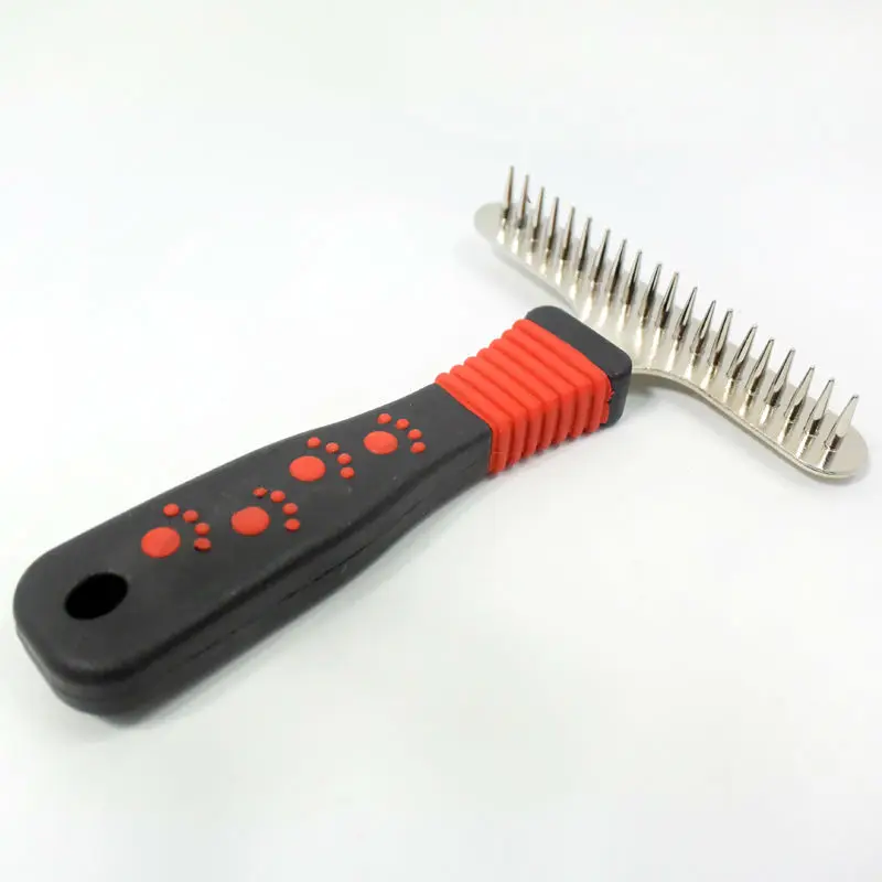 High Quality Pet Comb Stainless Steel Cat Dog Combs Beauty Clean Products Pet Hair Removal Brush