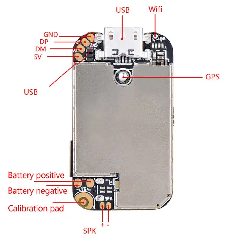 Супер Мини Размер gps трекер GSM A gps Wifi LBS Локатор веб-приложение отслеживание диктофон ZX303 PCBA внутри