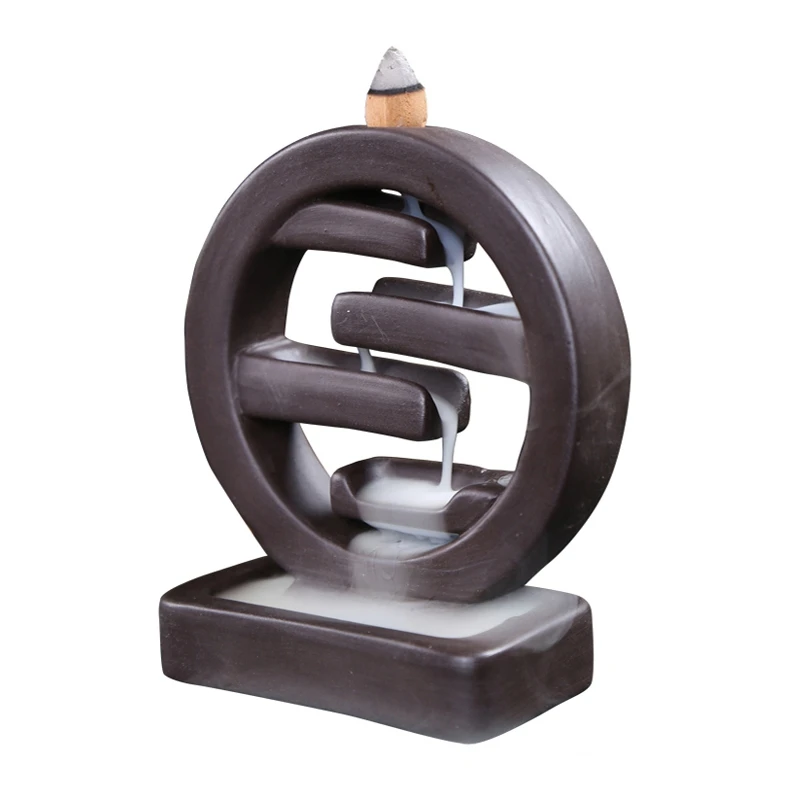 

Incense Ceramic Backflow Incense Burner Creative Home Decor Incense Holder Censer Living Room Office Ornament
