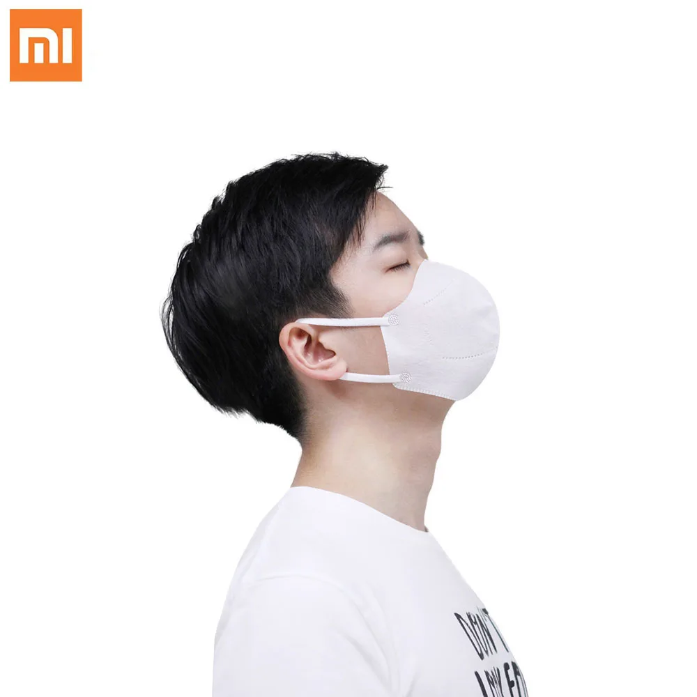 2 шт./пакет xiaomi Mijia Airpop Портативный одежда PM2.5 Анти-Туман Маска Регулируемый ушным вкладышем, удобные для xiaomi smart home