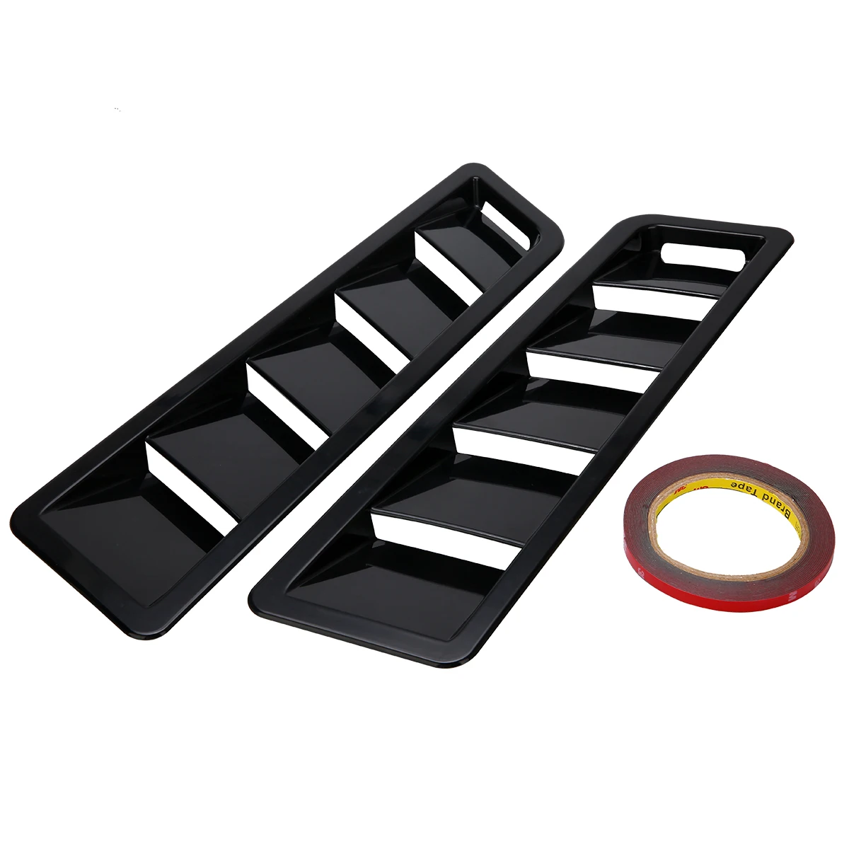 Новая пара матовая черная отделка охлаждающая панель отделка ABS капот вентиляционная решетка панель для Ford Mustang